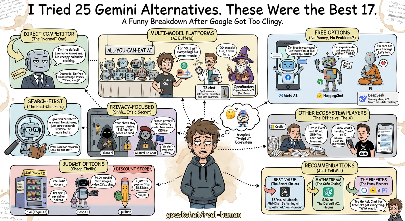 I Tried 25 Gemini Alternatives. These Were the Best 17. infographic